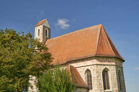 Gemeinde Tacherting Landkreis Traunstein Peterskirchen Kirche St. Alban (Dirschl Johann) Deutschland TS